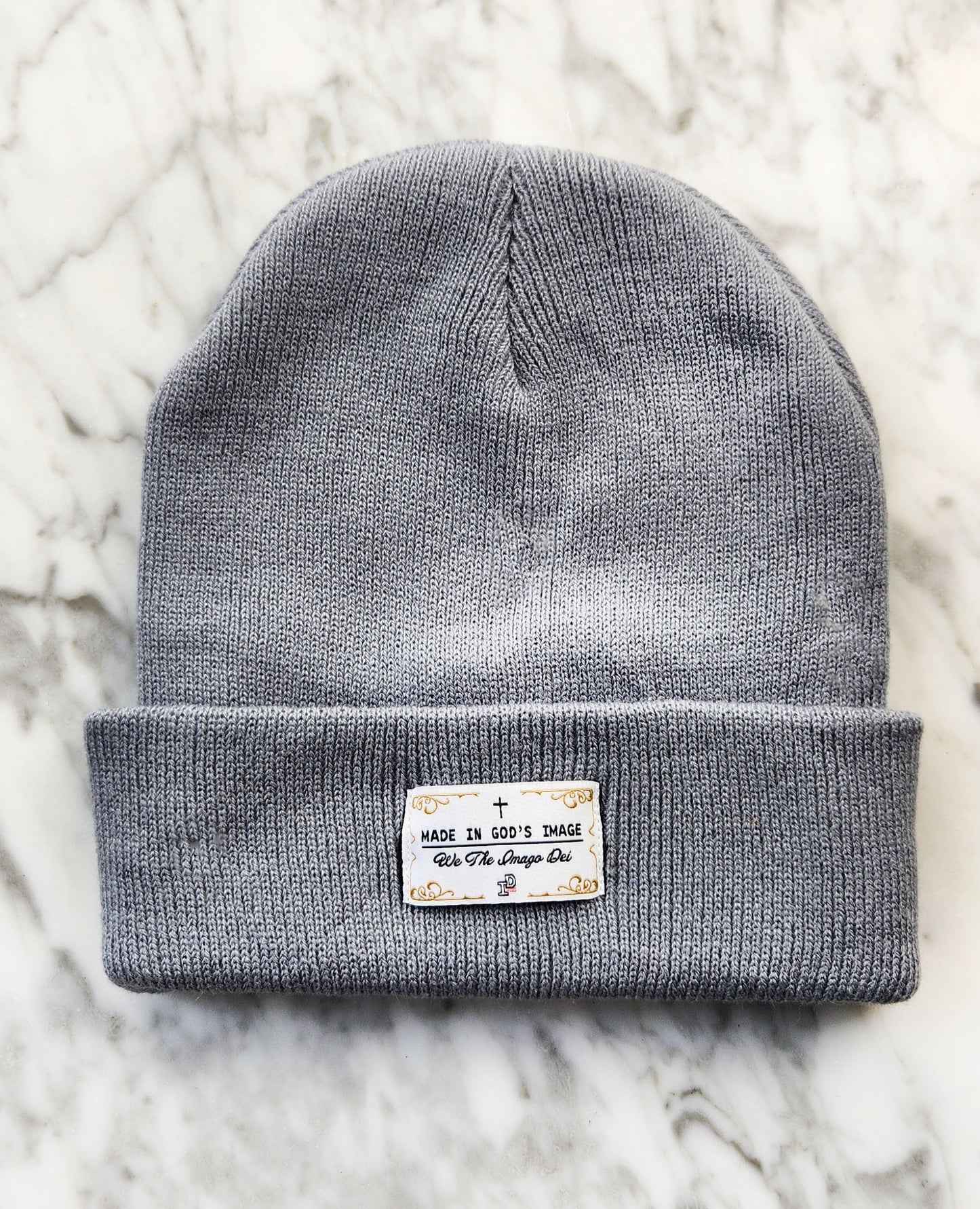 MADE IN GOD's IMAGE Beanie - METAL GREY