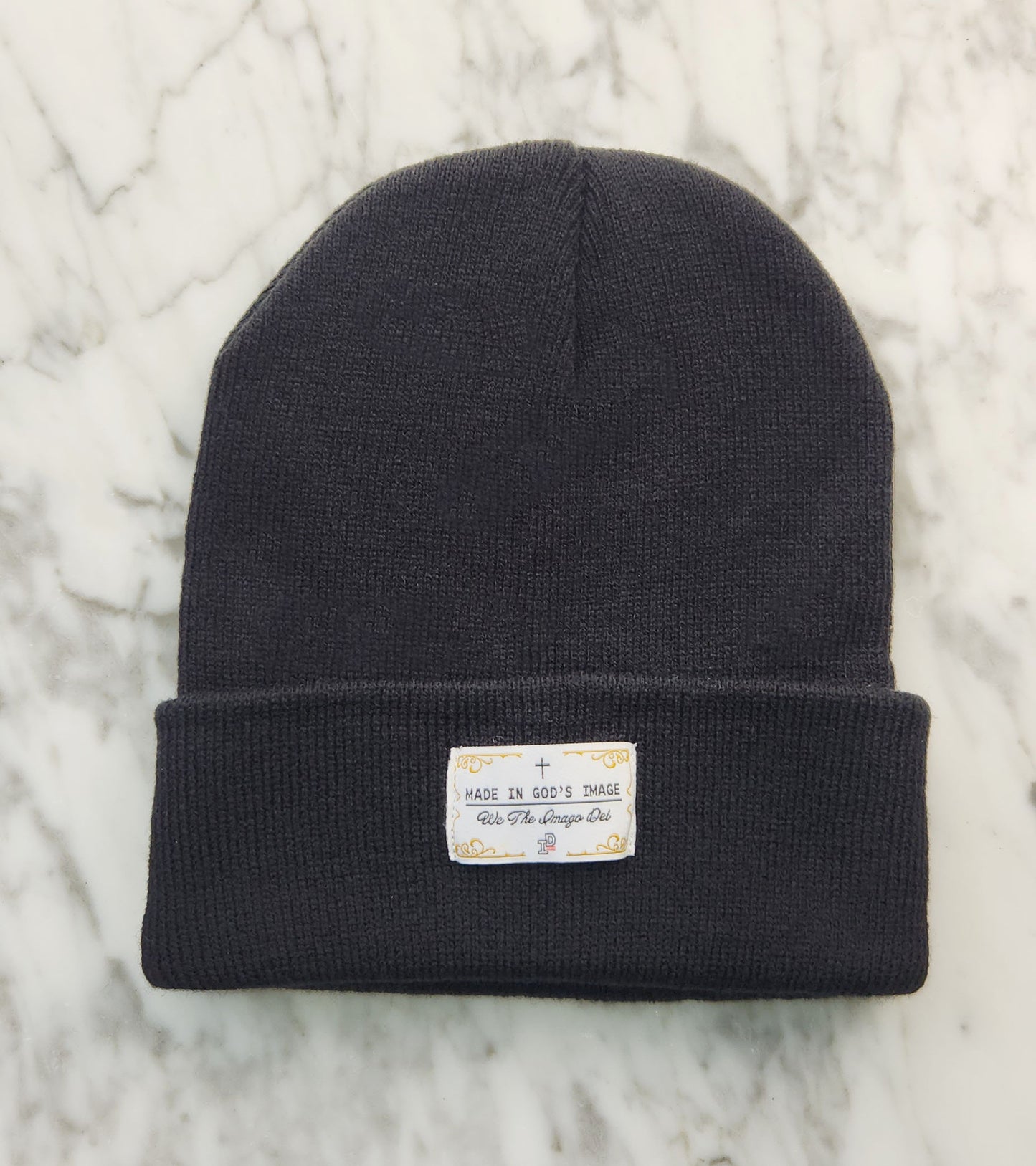 MADE IN GOD's IMAGE Beanie - BLACK