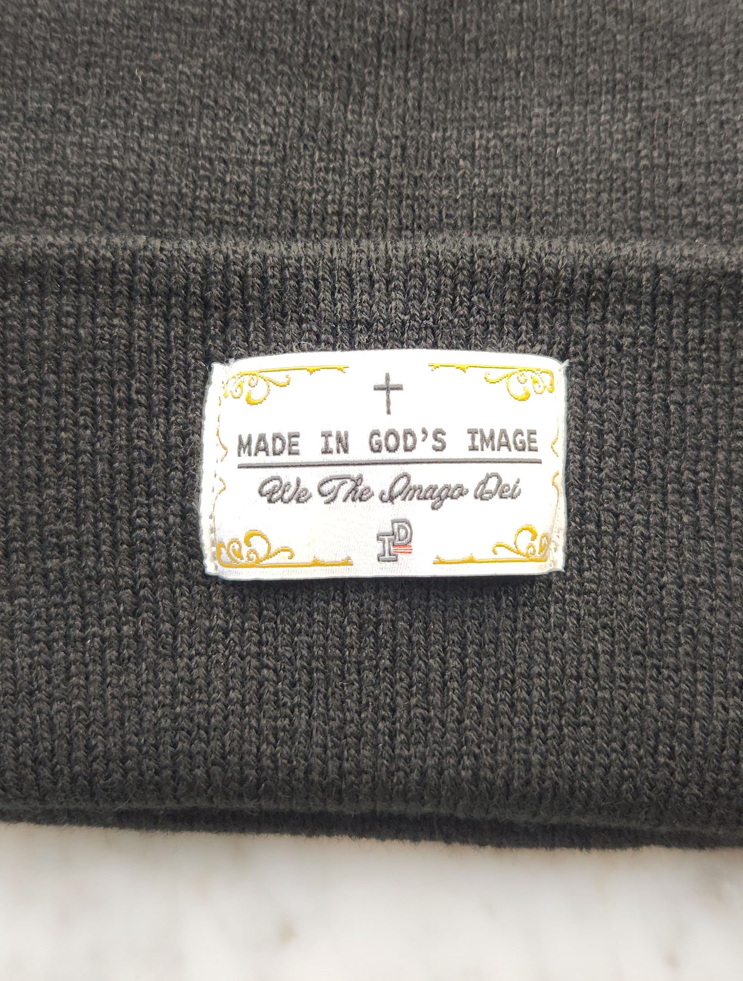 MADE IN GOD's IMAGE Beanie - BLACK