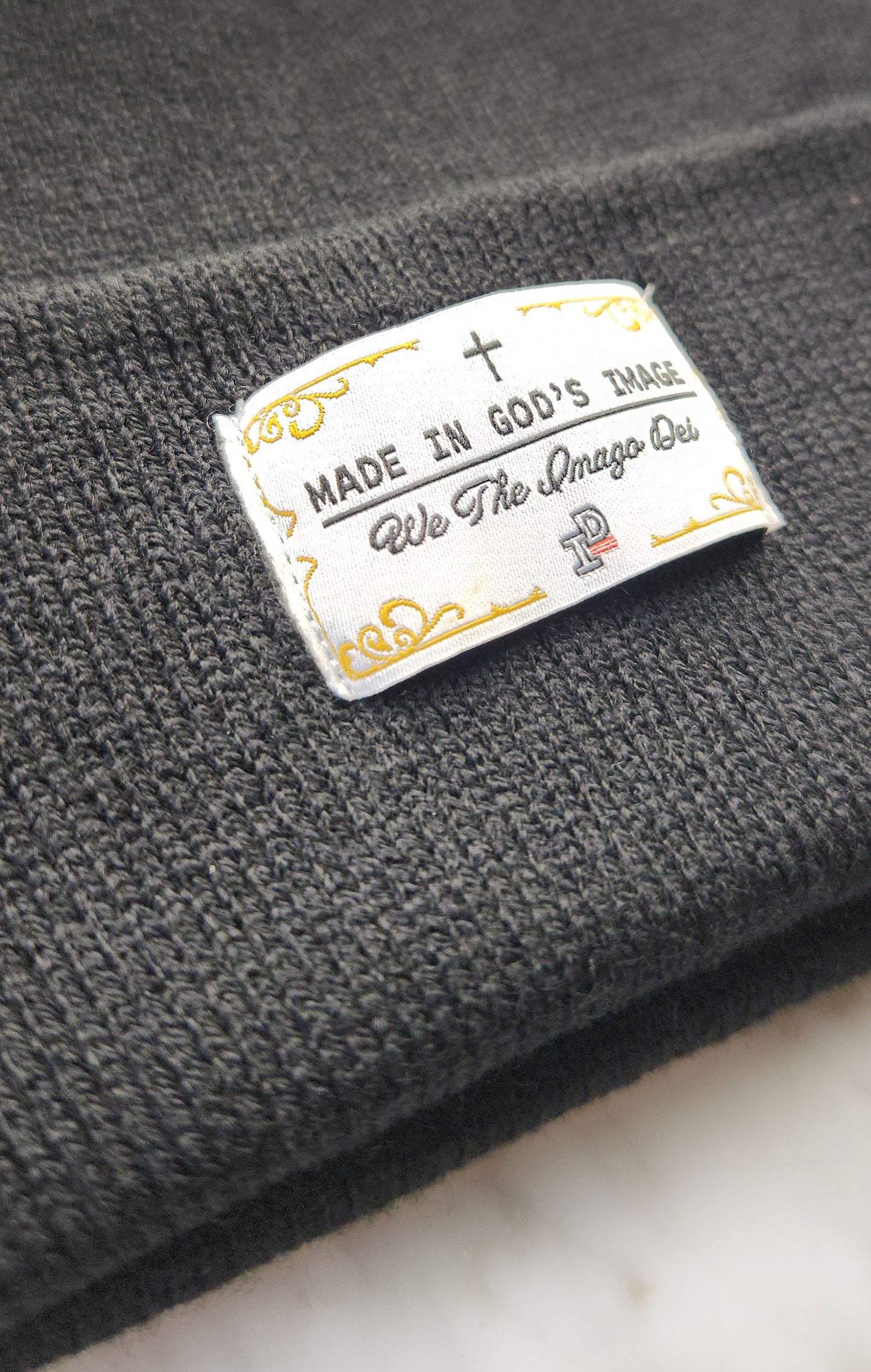 MADE IN GOD's IMAGE Beanie - BLACK