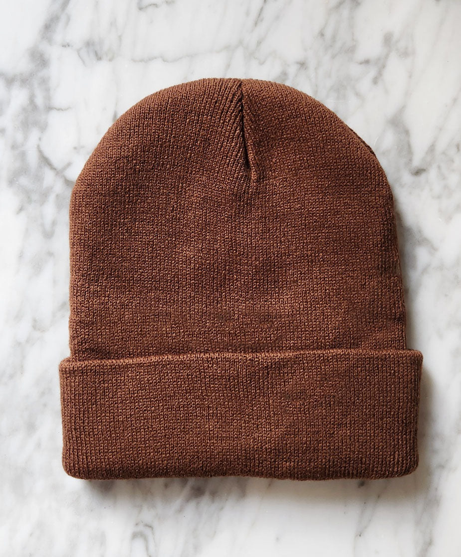 MADE IN GOD's IMAGE Beanie - TAN BROWN