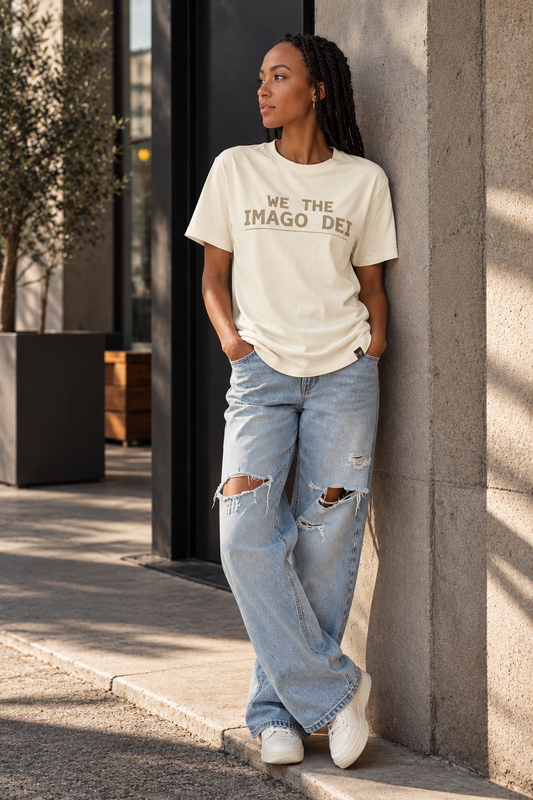 We The Imago Dei Short Sleeve T-Shirt - Butter Cream