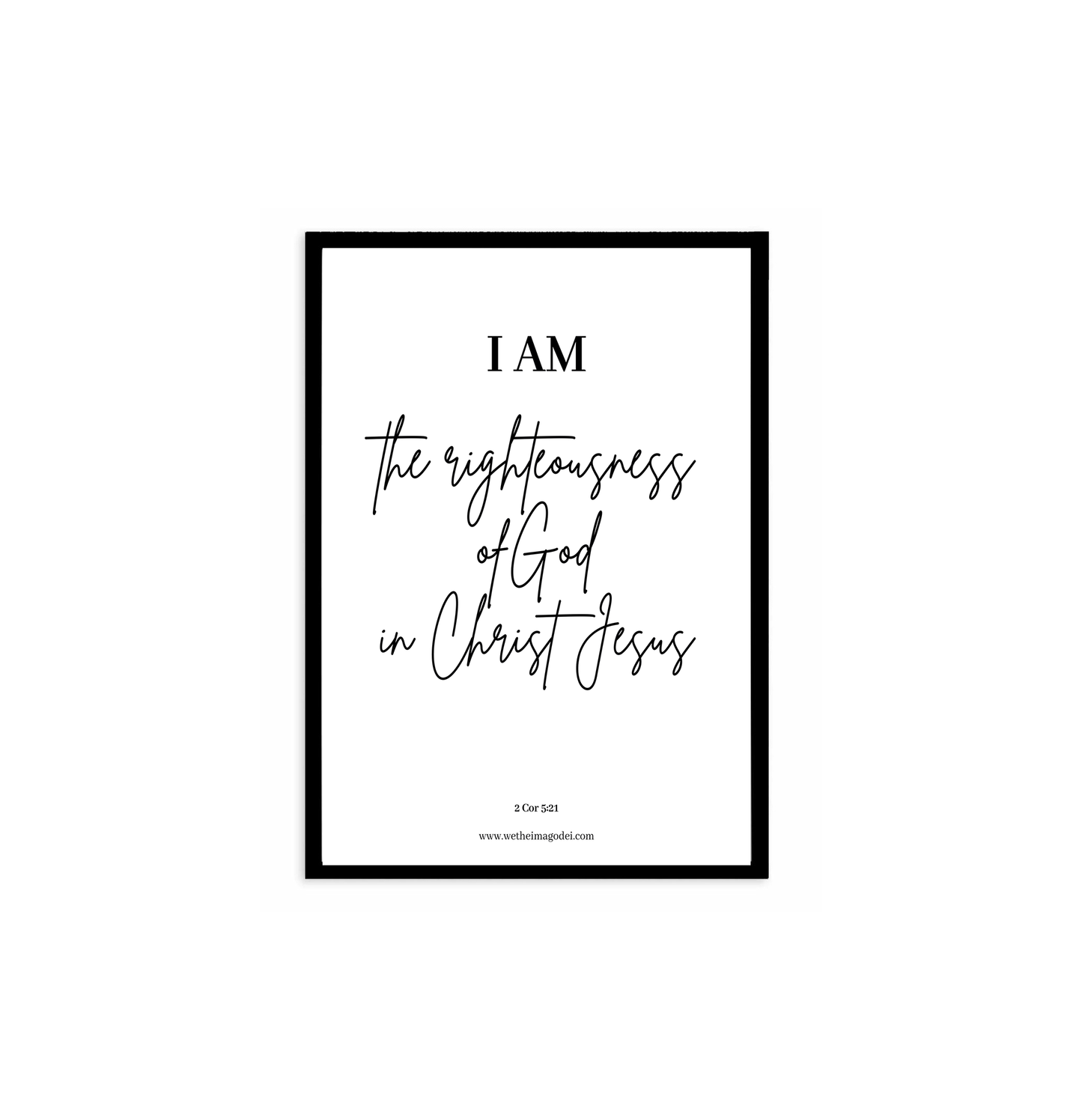 'I AM' Posters