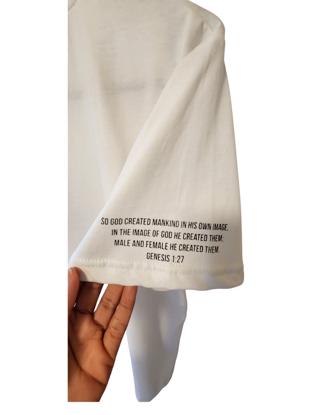 I AM Imago Dei Short Sleeve T-Shirt - Ice White