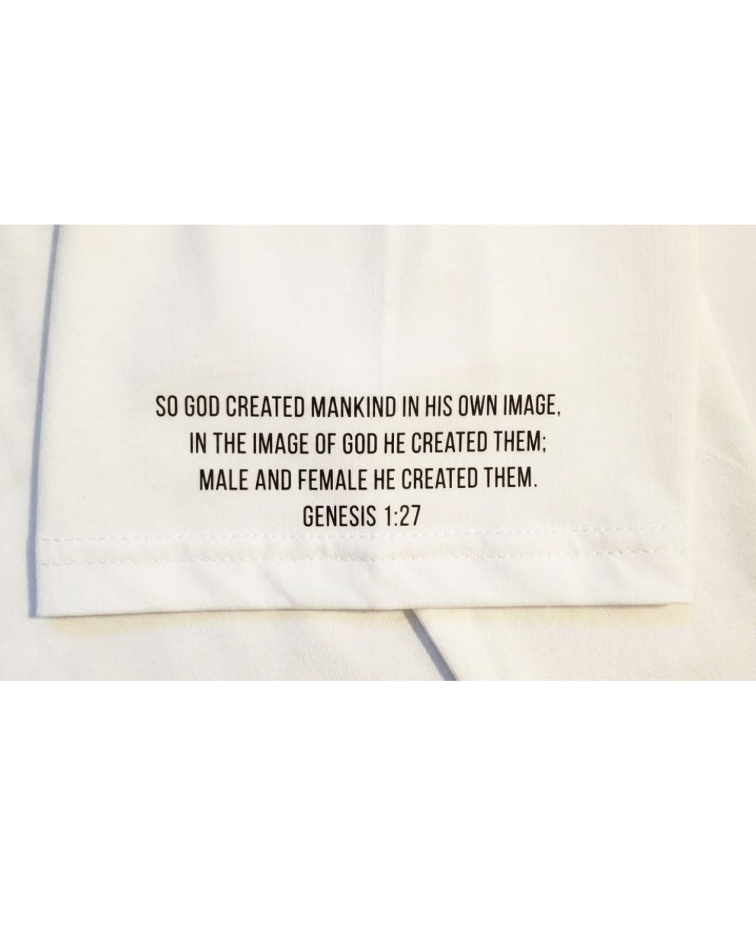 I AM Imago Dei Short Sleeve T-Shirt - Ice White