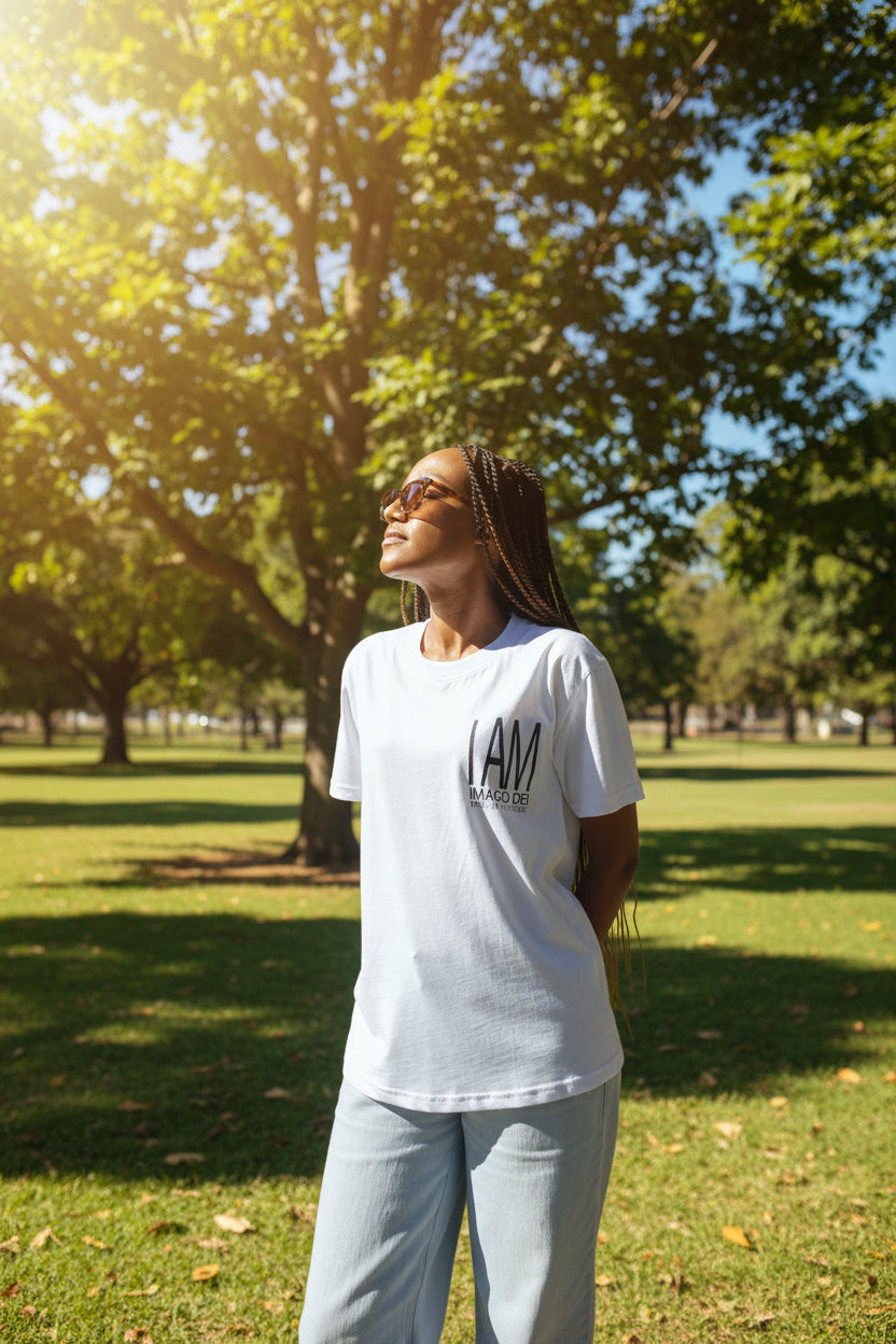 I AM Imago Dei Short Sleeve T-Shirt - Ice White