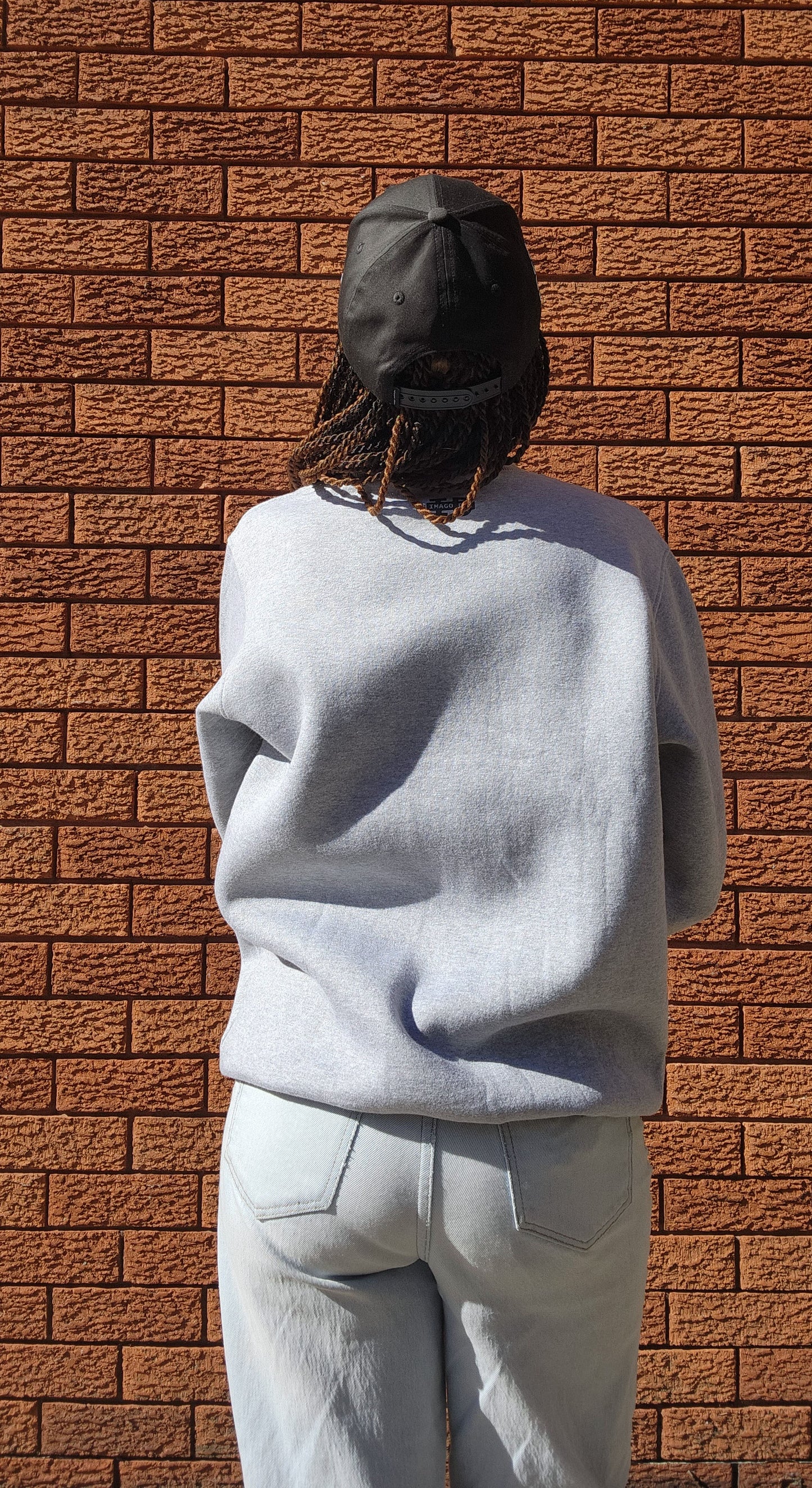 I AM Imago Dei Crew Neck Sweater - Grey Marle