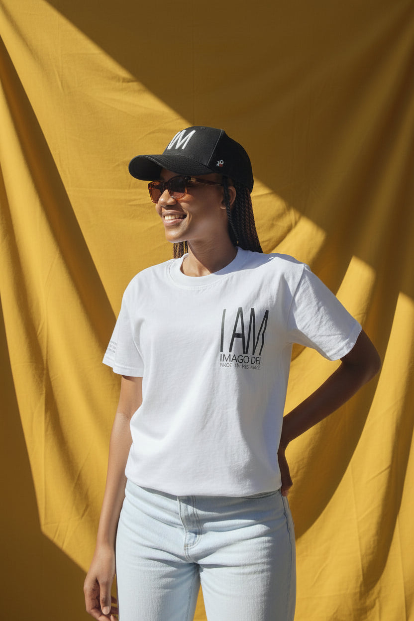 I AM Imago Dei Short Sleeve T-Shirt - Ice White