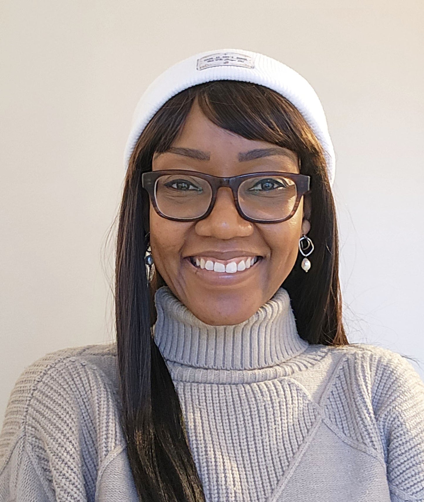 MADE IN GOD's IMAGE Beanie - SNOW WHITE