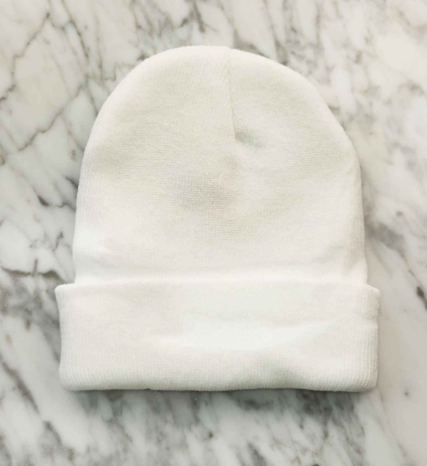 MADE IN GOD's IMAGE Beanie - SNOW WHITE
