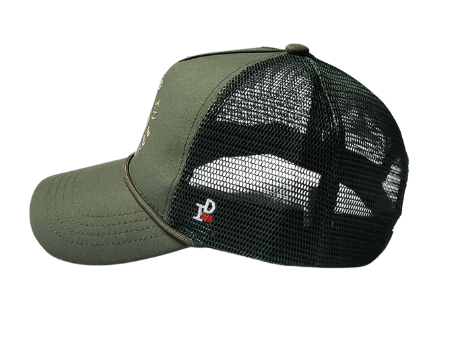 Created in God's Image - Army Green Trucker Hat