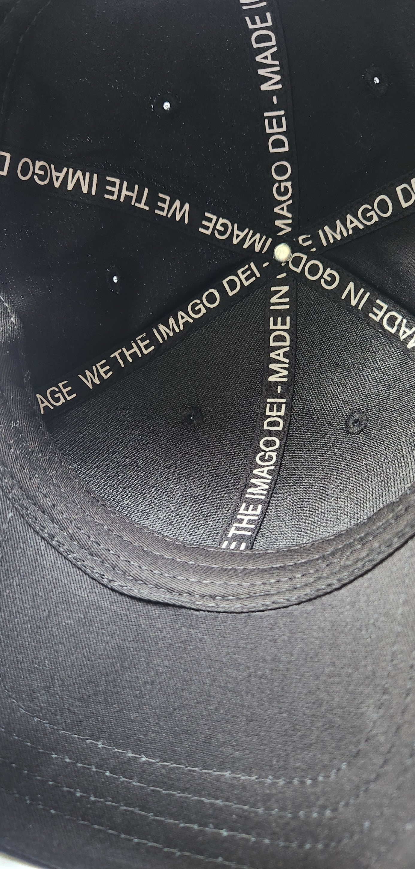 I AM - Black Snap Back Cap