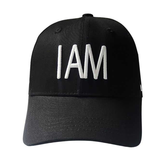 I AM - Black Snap Back Cap
