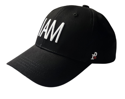 I AM - Black Snap Back Cap