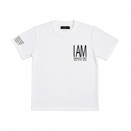 I AM Imago Dei Short Sleeve T-Shirt - Ice White