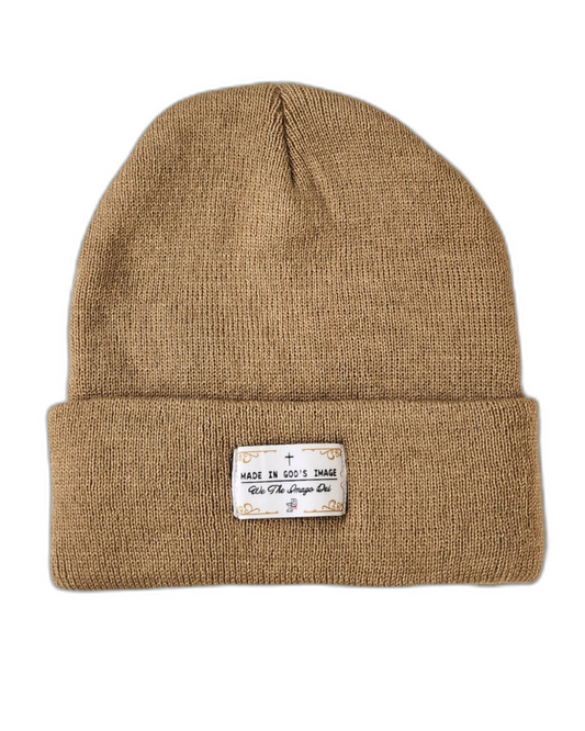 MADE IN GOD's IMAGE Beanie - CARAMEL
