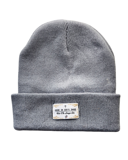 MADE IN GOD's IMAGE Beanie - METAL GREY