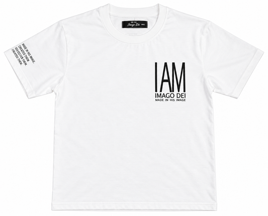 I AM Imago Dei Short Sleeve T-Shirt - Ice White