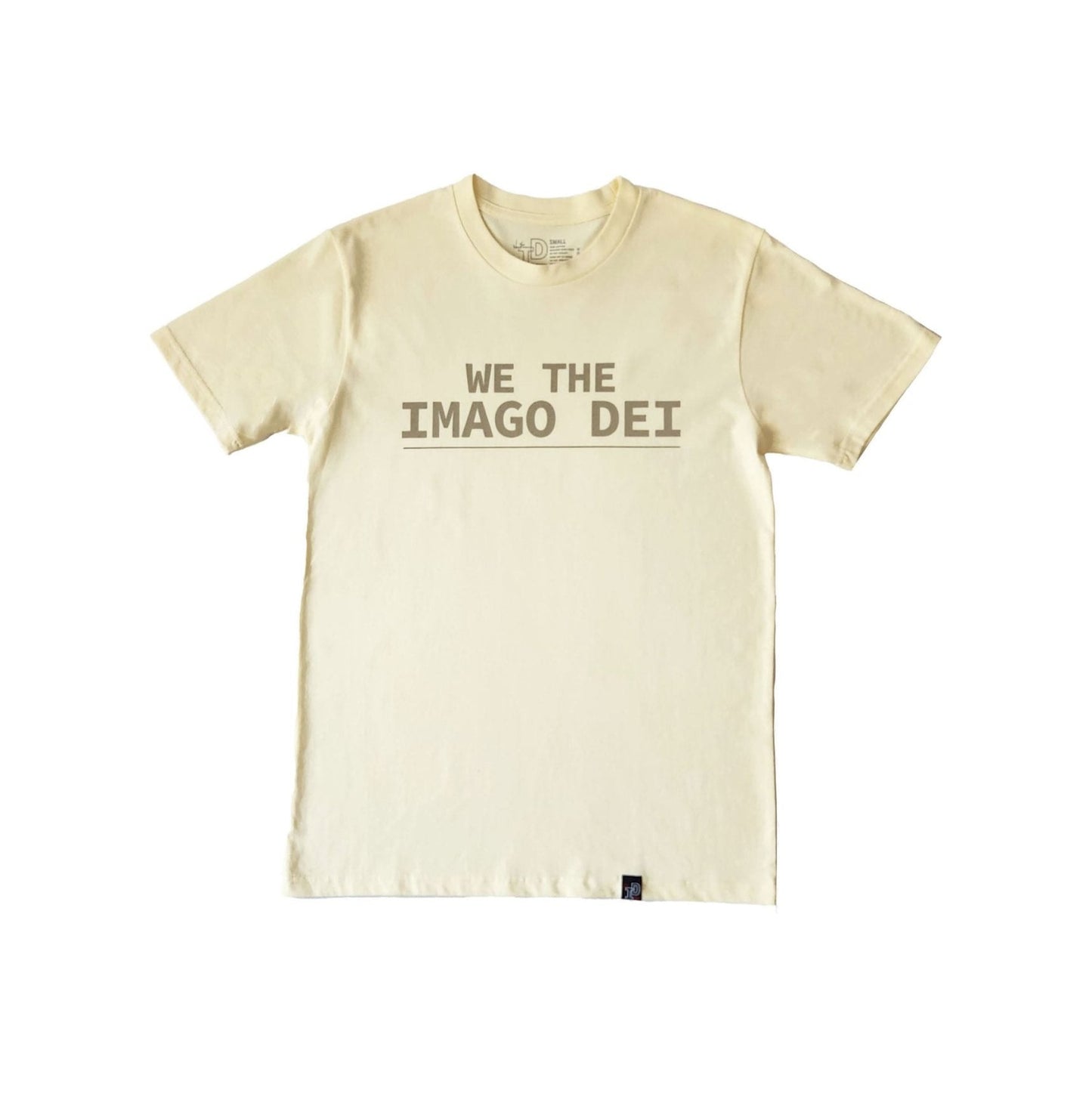 We The Imago Dei Short Sleeve T-Shirt - Butter Cream